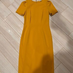 Yellow Calvin Klein Dress